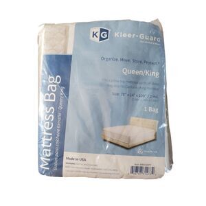 Kleer Guard Mattress Bag Queen King 78” X 14” X 100” Plastic Protector Sealed